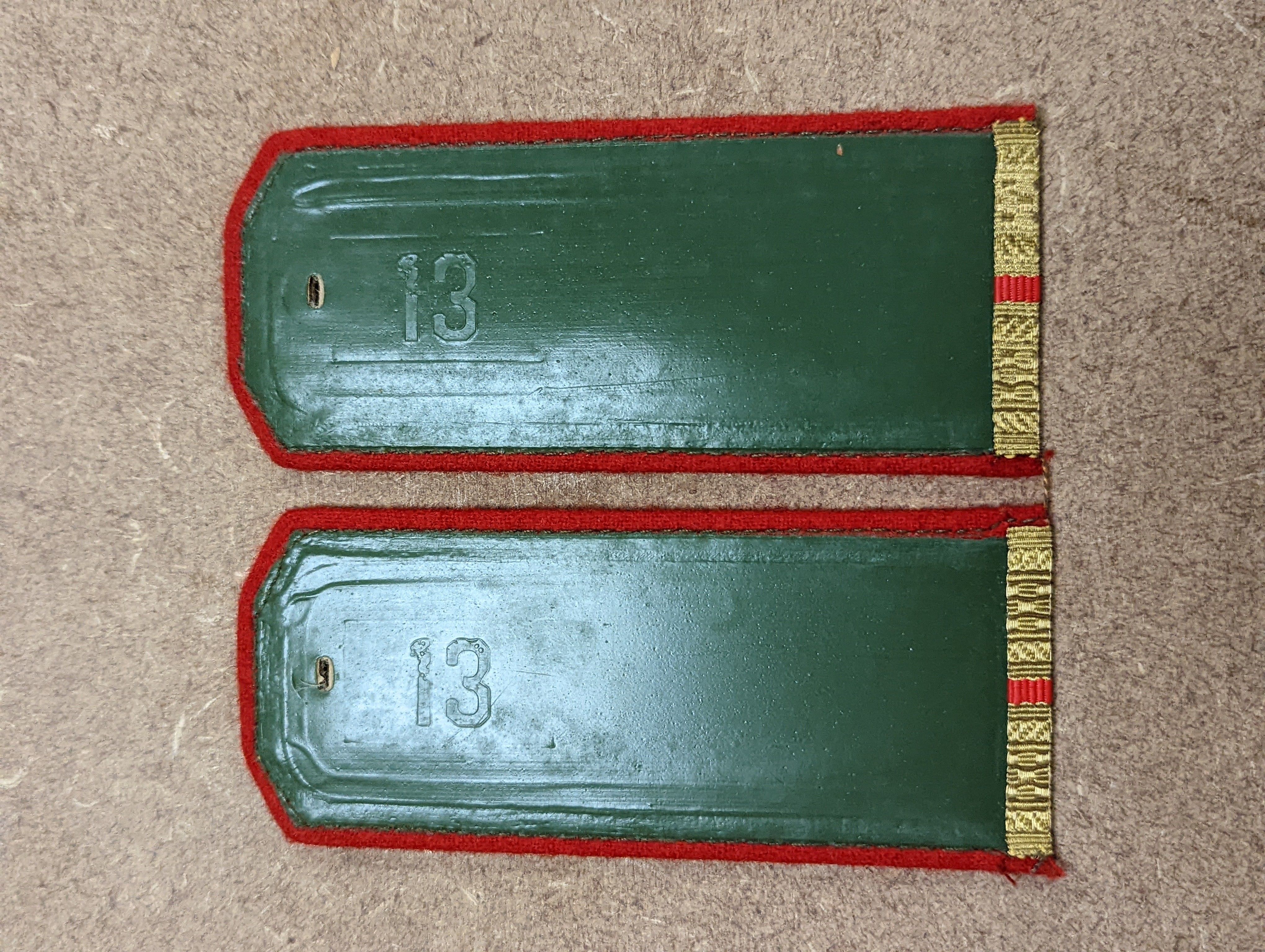 Three pairs of Polish Army shoulders pads, four U.S.S.R, Jubilee Medals, buttons, brooches and WWI medal group to Pte. G. Huggett, Royal Sussex Regiment, a WWII war medal and a USSR WWII 'Stalin' Medal.